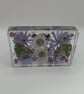 Resin Ring Holder with Dried Flowers, Amethyst and Rose Quartz - Image 7