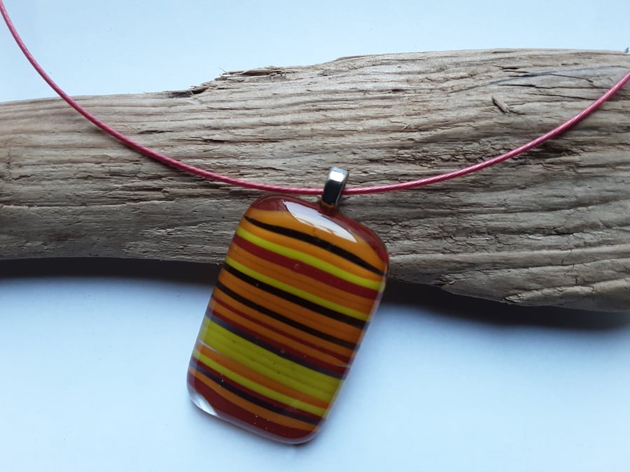 Fused Glass Pendant 