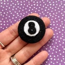 8 ball needle minder, quirky gifts, sewing accessories