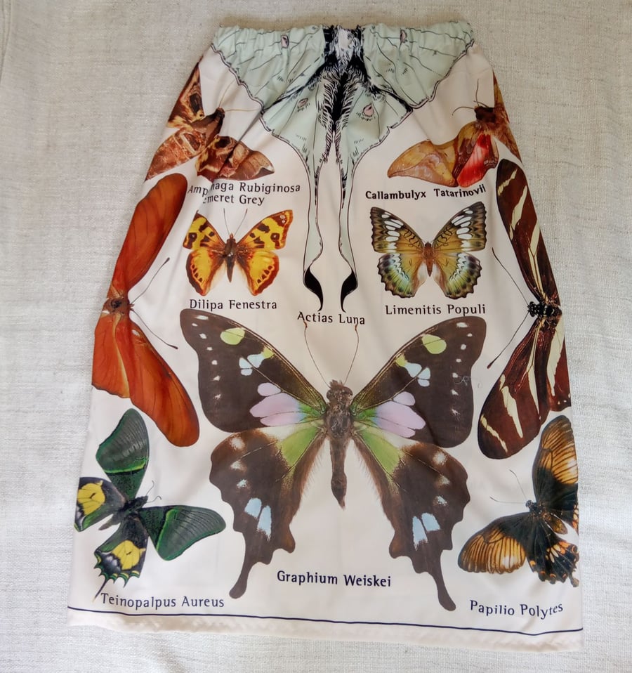 Butterfly chart skirt
