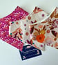 Trio of Bandana Baby Bibs, 3 piece Baby Bib Set