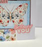 Congratulations Card - Butterfly Floral Design - Hip Hip Hooray So Proud of You - Image 6
