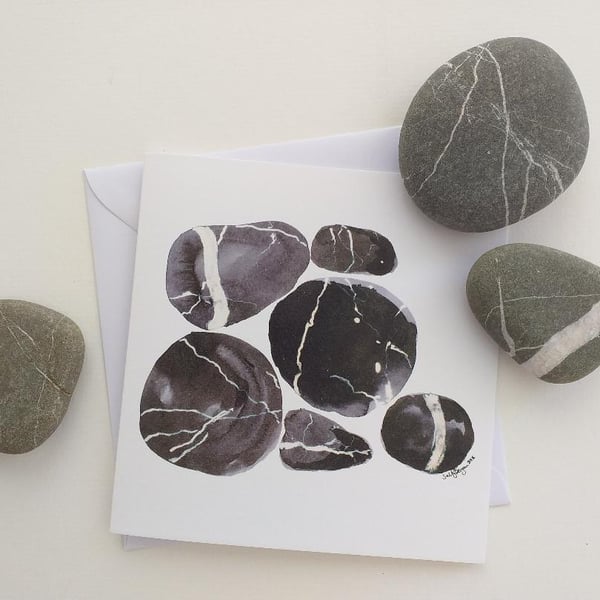 Pebbles Greetings Card FREE UK P&P