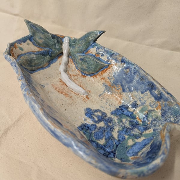 Dragonfly Ceramic Dish