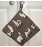 Llama Pot Holder Potholder Kitchen Grab Mat Pad Llamas - Image 4