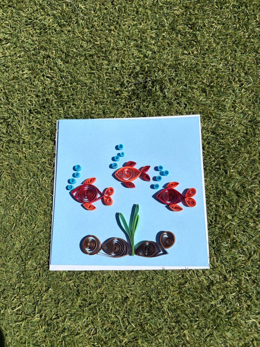 Handmade Quilled Card