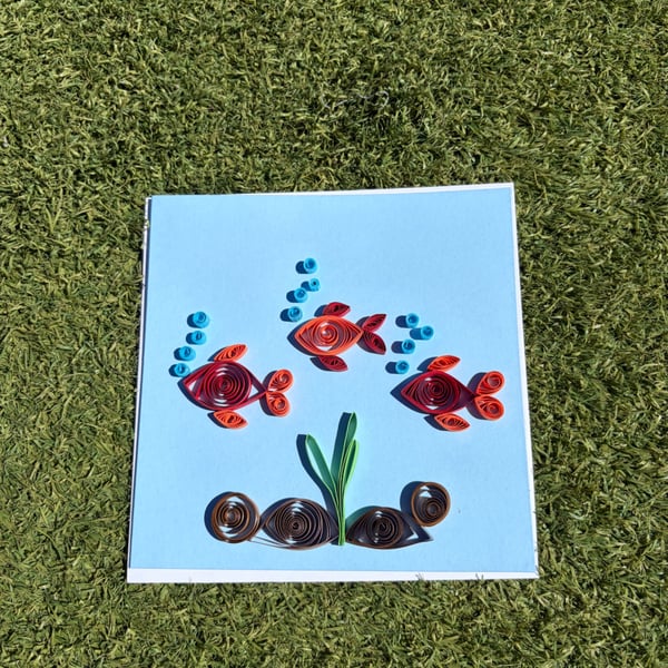 Handmade Quilled Card