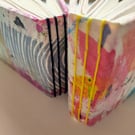 Mini Handmade Sketchbooks with fold out pages. 