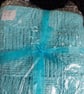 Super Soft Patterned Baby Blanket Turquoise