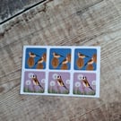 Goldfinch Envelope Stickers - Set of 6