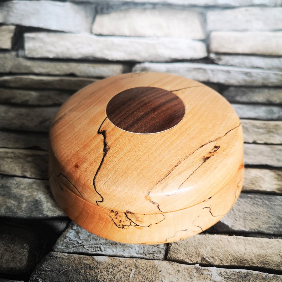 Spalted Beech Wooden Box     FREE P & P