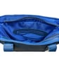 Genuine leather tote bag, medium sized blue shoulder bag - Image 9