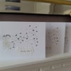 Pack of 4 thank you  cards