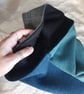 Blue green snood, Tweed neck warmer, Patchwork wrap, Neck gaiter - Image 2
