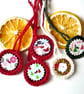 Christmas gift tags - Reusable box toppers - Gift wrap accessories - Image 1