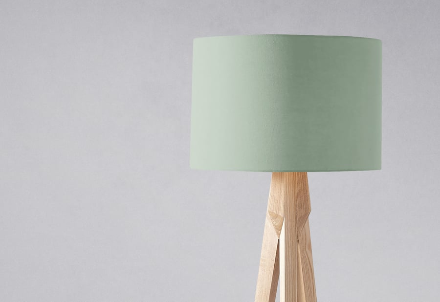 Plain Sage Green Lampshade, Ceiling or Table Lamp