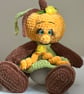 Handmade Crochet Amigurumi Pumpkin girl Soft Toy - Image 6