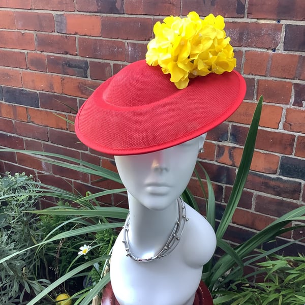Beautiful Handmade hat, Hat for the Races, Hats for Ascot, Special Occasion Hats