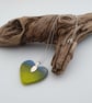 Fused Glass Heart Pendant - Image 7