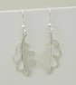 Oak Leaf Drop Earrings, Handmade Nature Gift for Her - Image 2