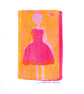 Pink Party Dress.  - Monoprint  - Image 1