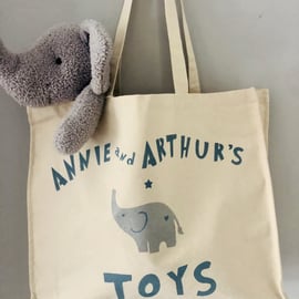 Custom Made Tote Baby Bag Nursery Newborn Gift
