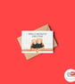 Red Panda Christmas Card, A6 Christmas Card, 