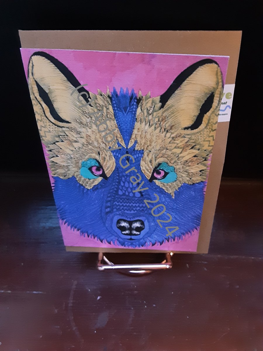 Wolf Greetings Card (Single)