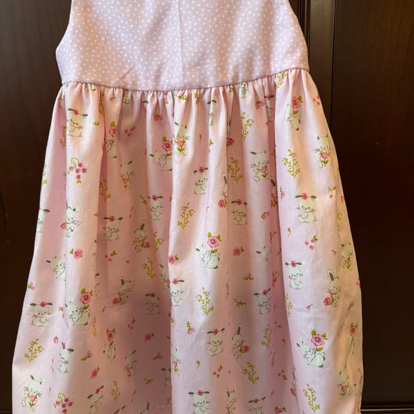 Rose Bunny Baby Dress