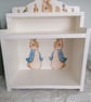 Wooden Bookcase Shelf Display Unit Made Using Peter Rabbit Beatrix Potter Design - Image 9