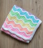 Baby Blanket. Rainbow. - Image 3