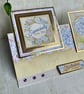 Birthday Card for Him or Her.  Hydrangea Birthday Card. Easel Card. - Image 5