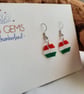Hungarian Flag Themed Earrings - Image 3