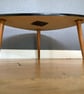 Black 'Fitter Happier' Coffee Table with Tapered Legs  - Image 5