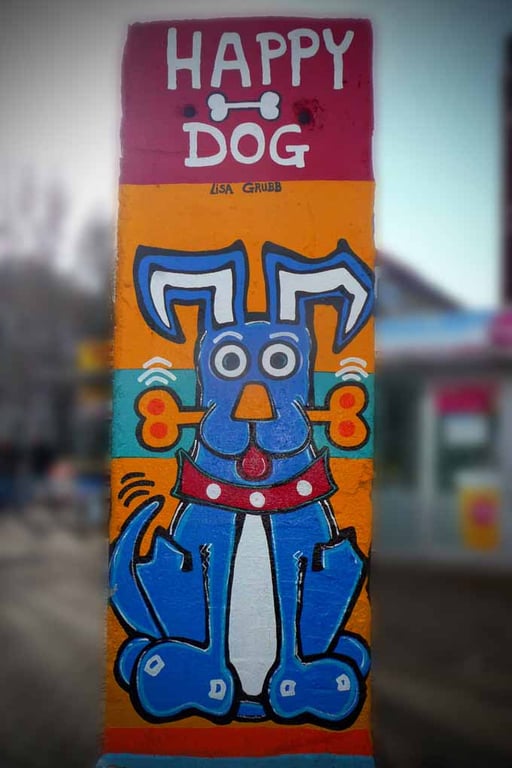 Berlin Wall Graffiti Artwork Street Art Mural Germany 12"x18" Print