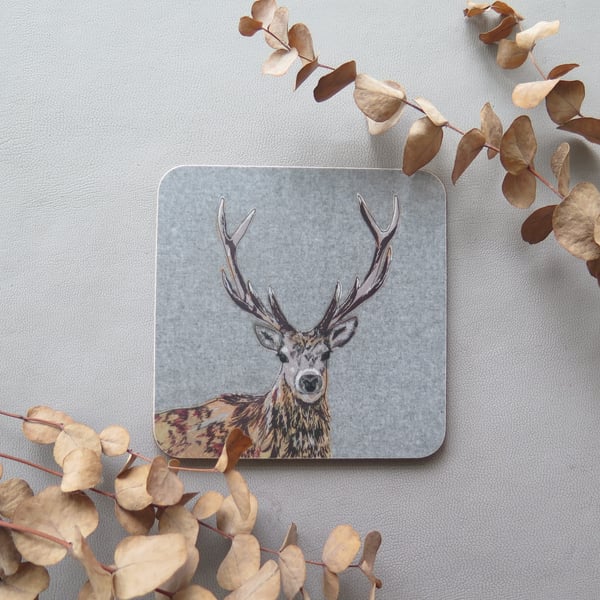 Stag coaster