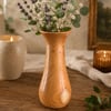 Handturned Yew Wood Bud Vase