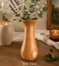 Handturned Yew Wood Bud Vase