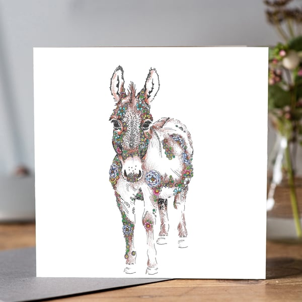 Brand New ‘Little Donkey’ greeting card 