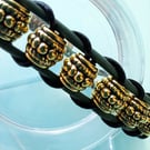 Leather Spacer bracelet 