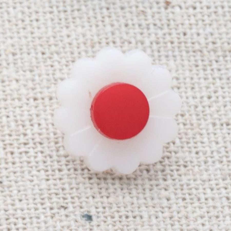 Daisy flower buttons for knitting and crochet 15mm