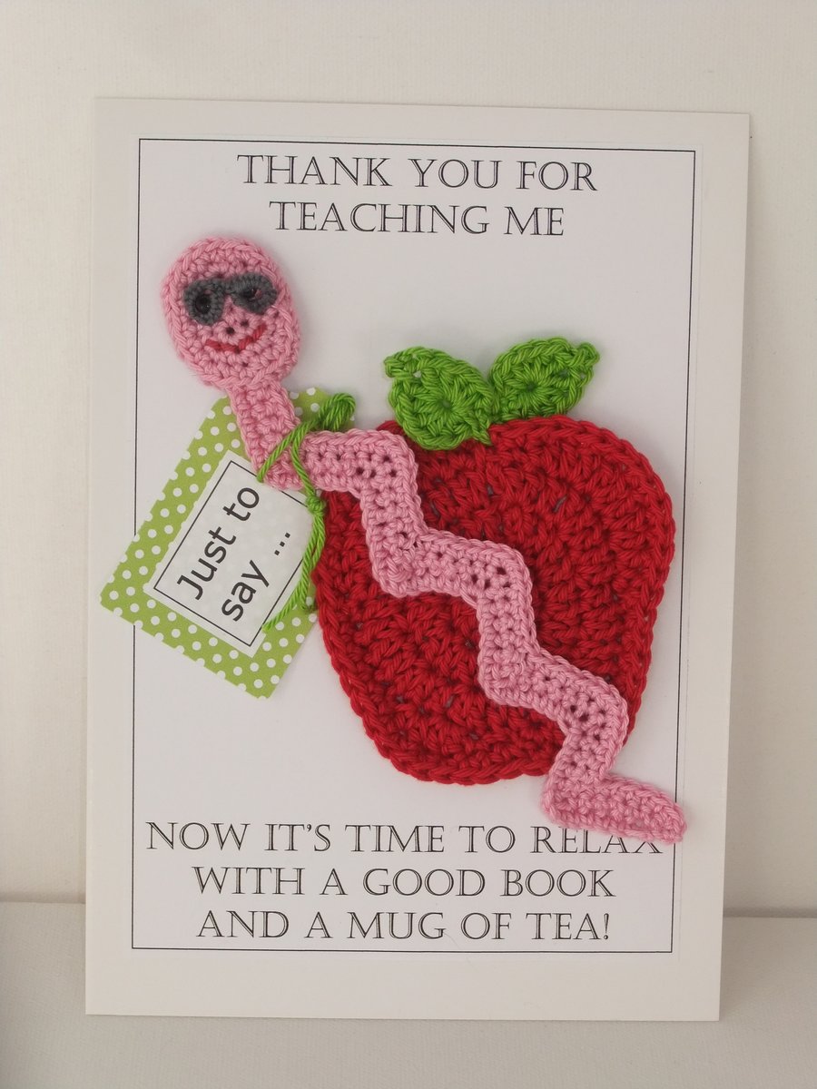 Bookmark and Coaster Teacher Card