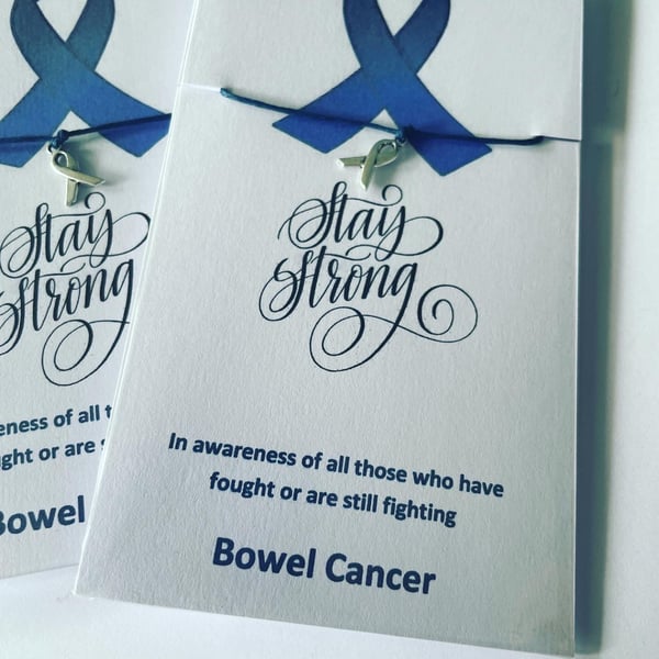 Bowel cancer awareness wish bracelet bundle x6 wish bracelets set 