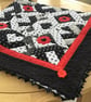patchwork Poppies On Monochrome - Image 3