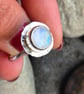 Sterling silver and moonstone ring - Image 3