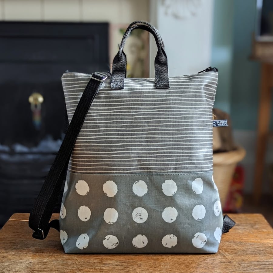 Backpack - Oilcloth Monochrome Backpack