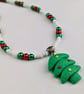 Fimo Christmas tree necklace - 1002675 - Image 3
