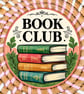 Vintage Book Club Coaster – Retro Book Lover Wooden Drinks Coaster 