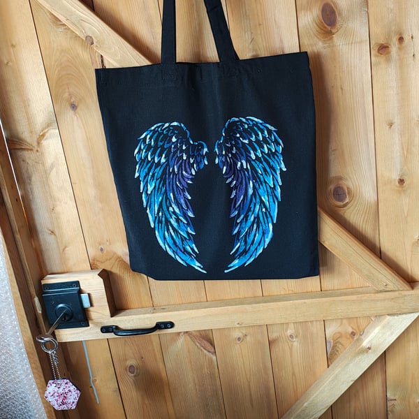 Hand painted tote bags 