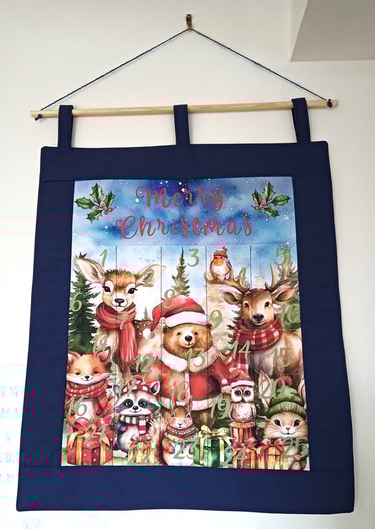 Advent Calendar - eco-friendly fabric, reusable to many years to come